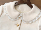 Milk Puff - Winter Fleece-Lined Sweet Lolita Coat, Detachable Collar Collection - image 18