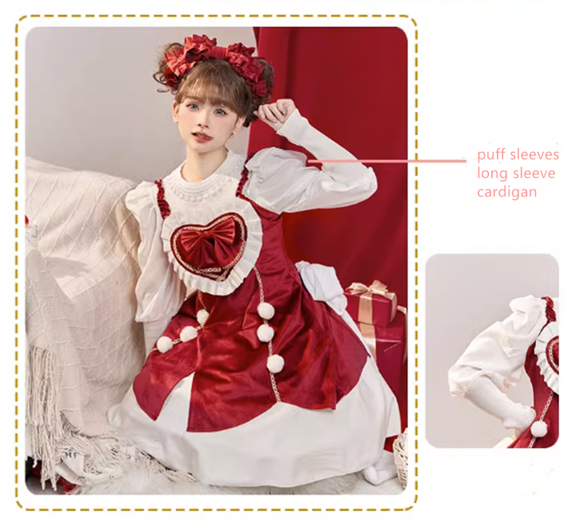 Plus Size Cute Sweet Making Wish Lolita JSK and Accessories - image 11