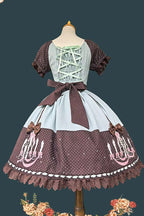 Chandelier - Sweet Lolita Short-Sleeve OP Dress in 4 Colors - image 17