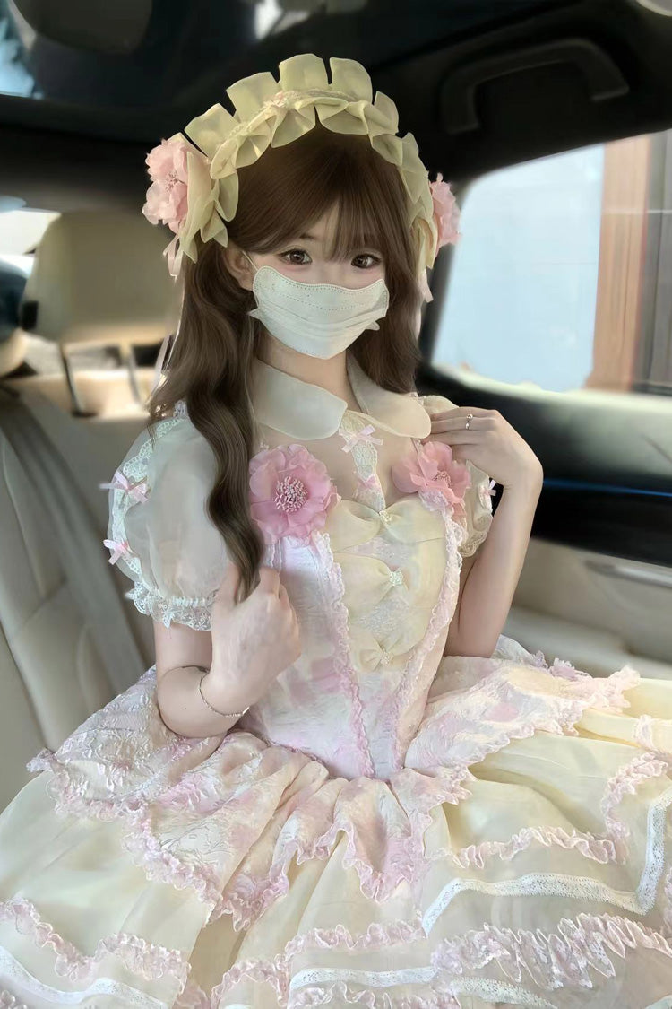 Jasmine Rain - Sweet Polka Dot Lace Lolita JSK Dress - image 3