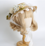 Xiaogui Flower Bow Lace Lolita Sunhat - image 16