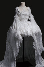 White Rabbit Princess - White Gothic Lolita JSK Set - image 9