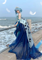 Swan Wonderland - Fairy Lolita JSK with High-Low Hem - image 22