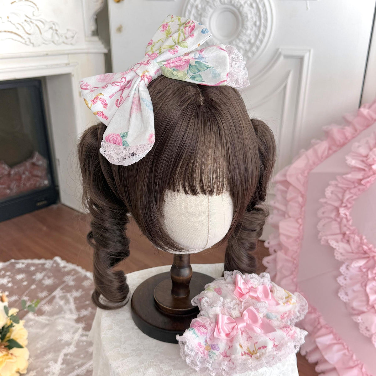 Spring 2025 Old School Lolita Floral JSK and OP Dress Series and Accessories - image 27