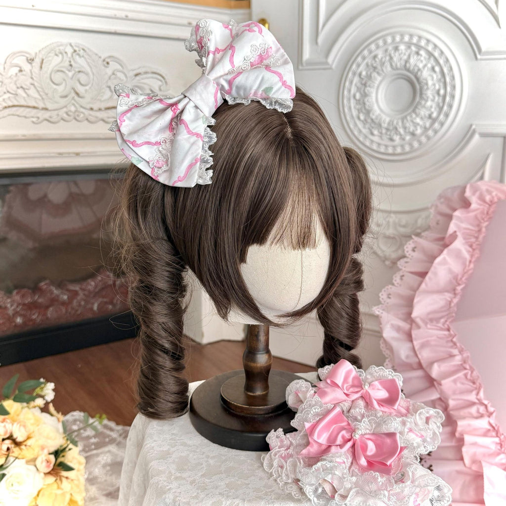 Hairclip Only - White (one size / choose M) - Summer 2026 TaTaTa Lolita coordinate piece
