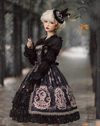 Star Drop Ceremony - Elegant Lolita JSK Printing Open Front Dress and Blouse Set - image 14