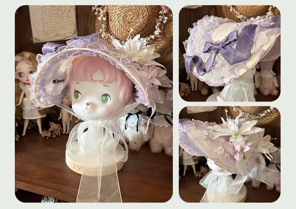Lily Maiden - Classic Lolita JSK Dress, Lily Embroidery and Accessories - image 14