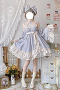 Monet Estate Sweet Lolita JSK Dress in Grey - image 1