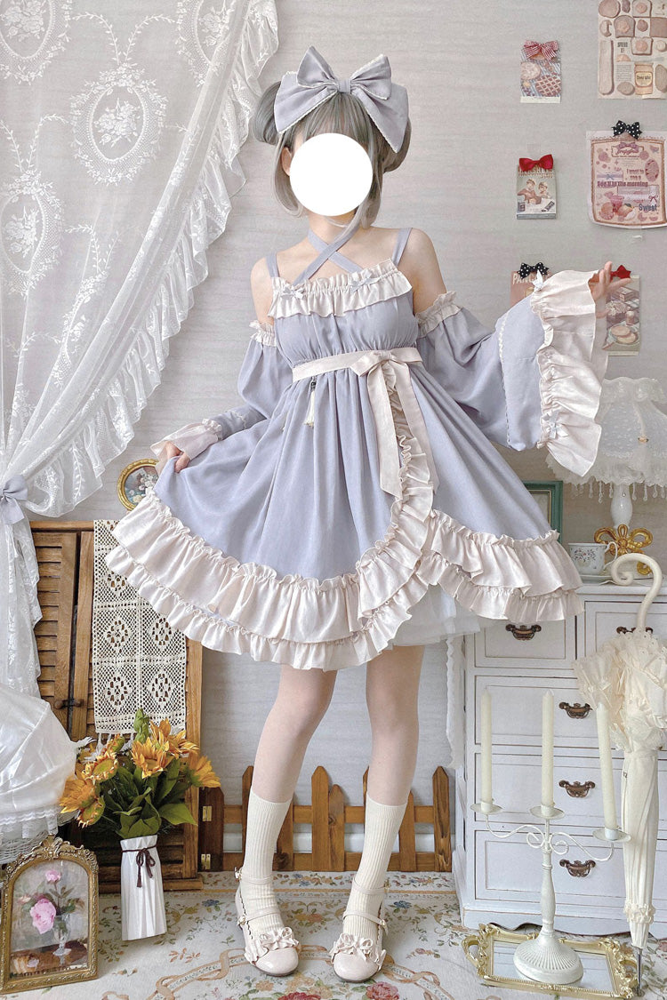 Monet Estate Sweet Lolita JSK Dress in Grey - image 1