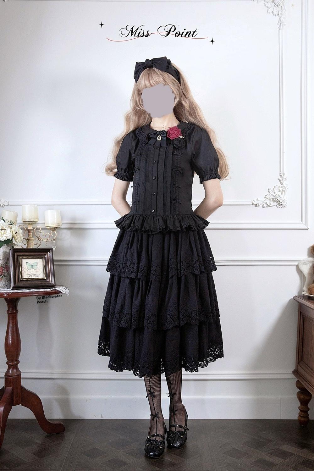Forest Waltz - Classic Lolita Tiered Skirt Multi-layer Embroidered SK - image 43