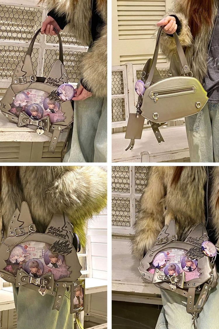 Domineering Cat - Gothic Lolita Crossbody Bag in 9 Colors - image 21