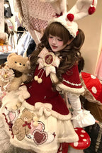 New Year - Sweet Lolita JSK, Skirt, Top and Rabbit-Ear Cloak Collection - image 7