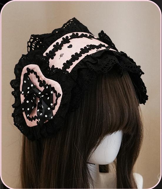 Maiden's Heart Knot - Old School Lolita BNT, Hairband, Cuffs and Hairclip Collection - image 9