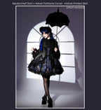 Night Traveler - Classic Gothic Lolita Dress with Stained Glass Window Print - image 36