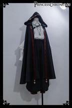 Divine Covenant - Retro Ouji Lolita Pants Suit Male Lolita Long Cape - image 7
