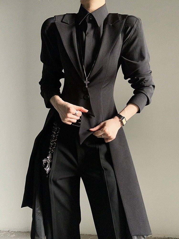 ASAE Black Ouji Tailcoat Vest - image 8