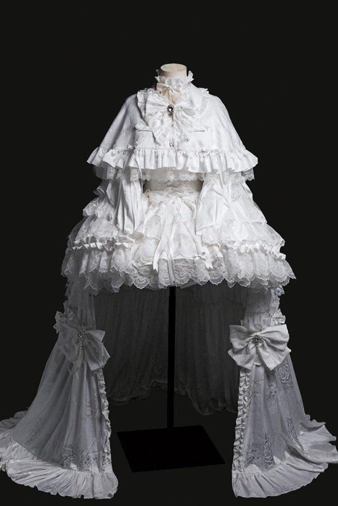 White Rabbit Princess - White Gothic Lolita JSK Set - image 8