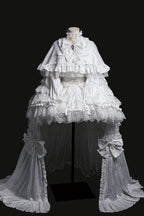White Rabbit Princess - White Gothic Lolita JSK Set - image 8