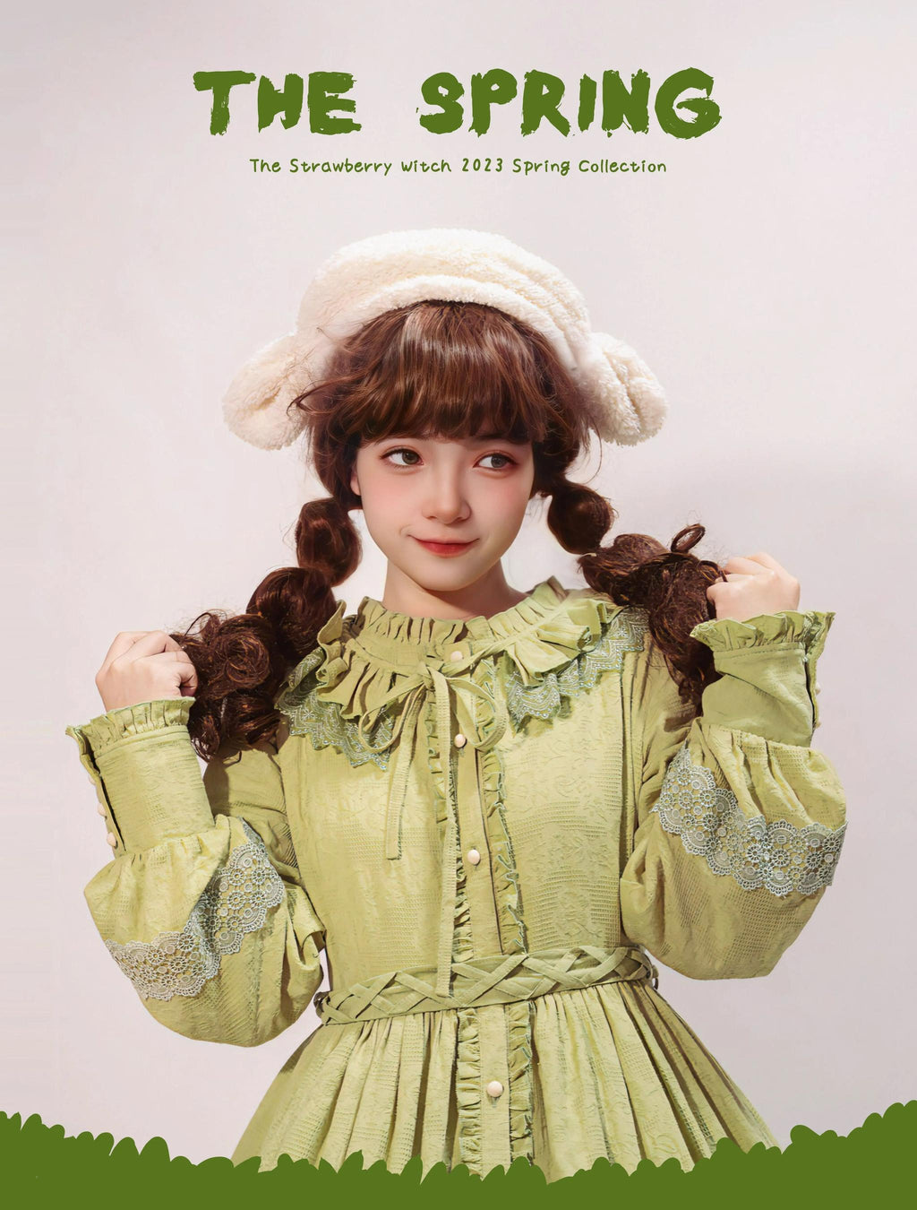 The Spring - Cotton Lolita OP Dress with Long Sleeve - image 16