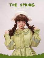 The Spring - Cotton Lolita OP Dress with Long Sleeve - image 16