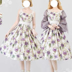 Forest Holiday - Elegant Lolita Foral Print JSK Dress Multicolors - image 16