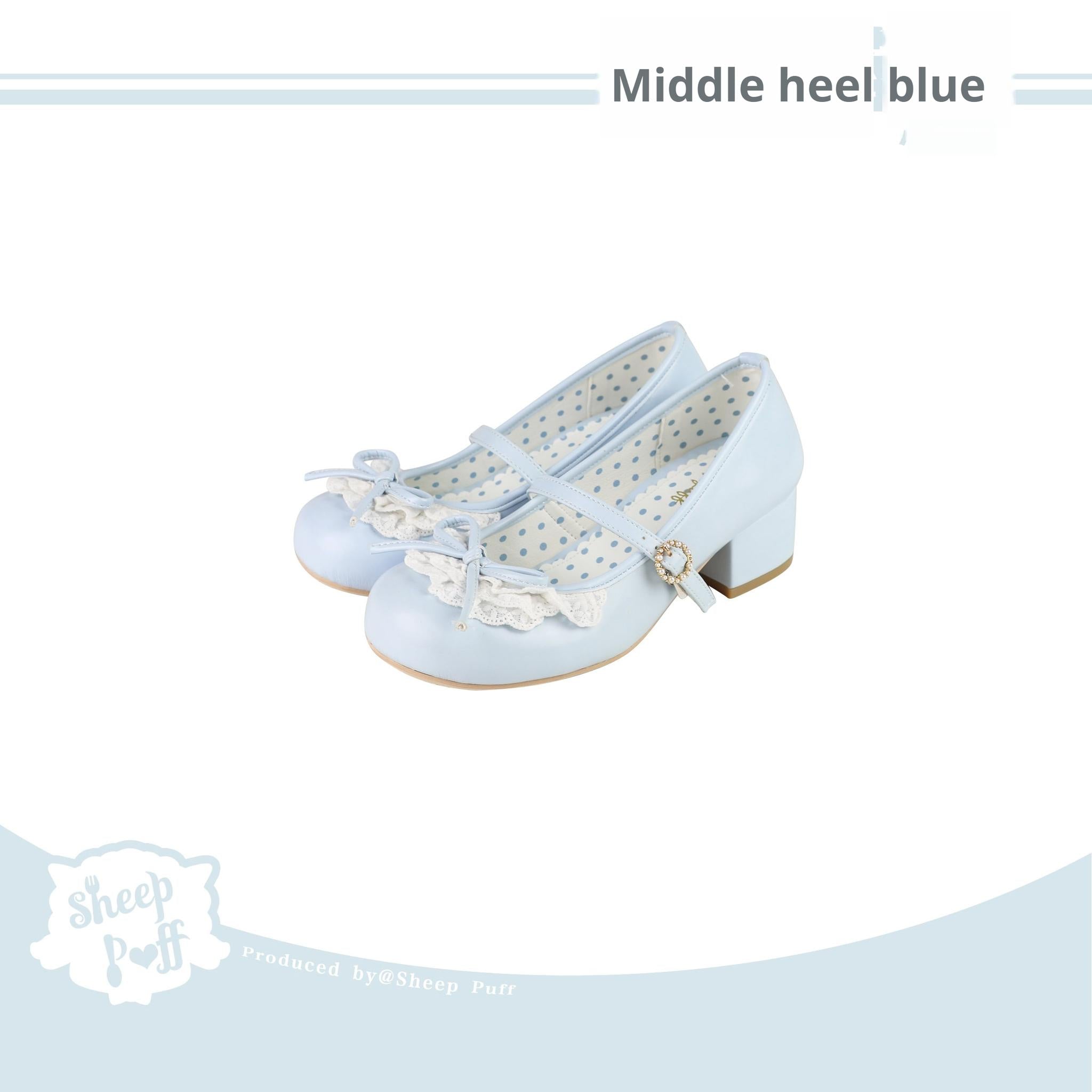 Young Layla - Vintage Lolita Shoes Low Heel Butterfly Shoes - image 25