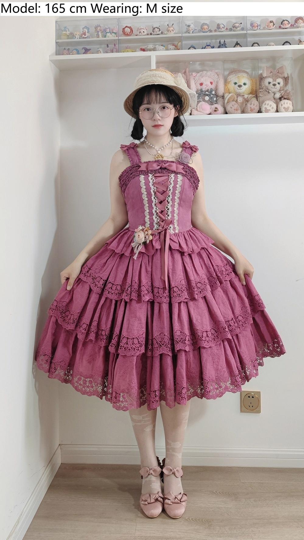 Forest Waltz - Classic Lolita Tiered Skirt Multi-layer Embroidered SK - image 56