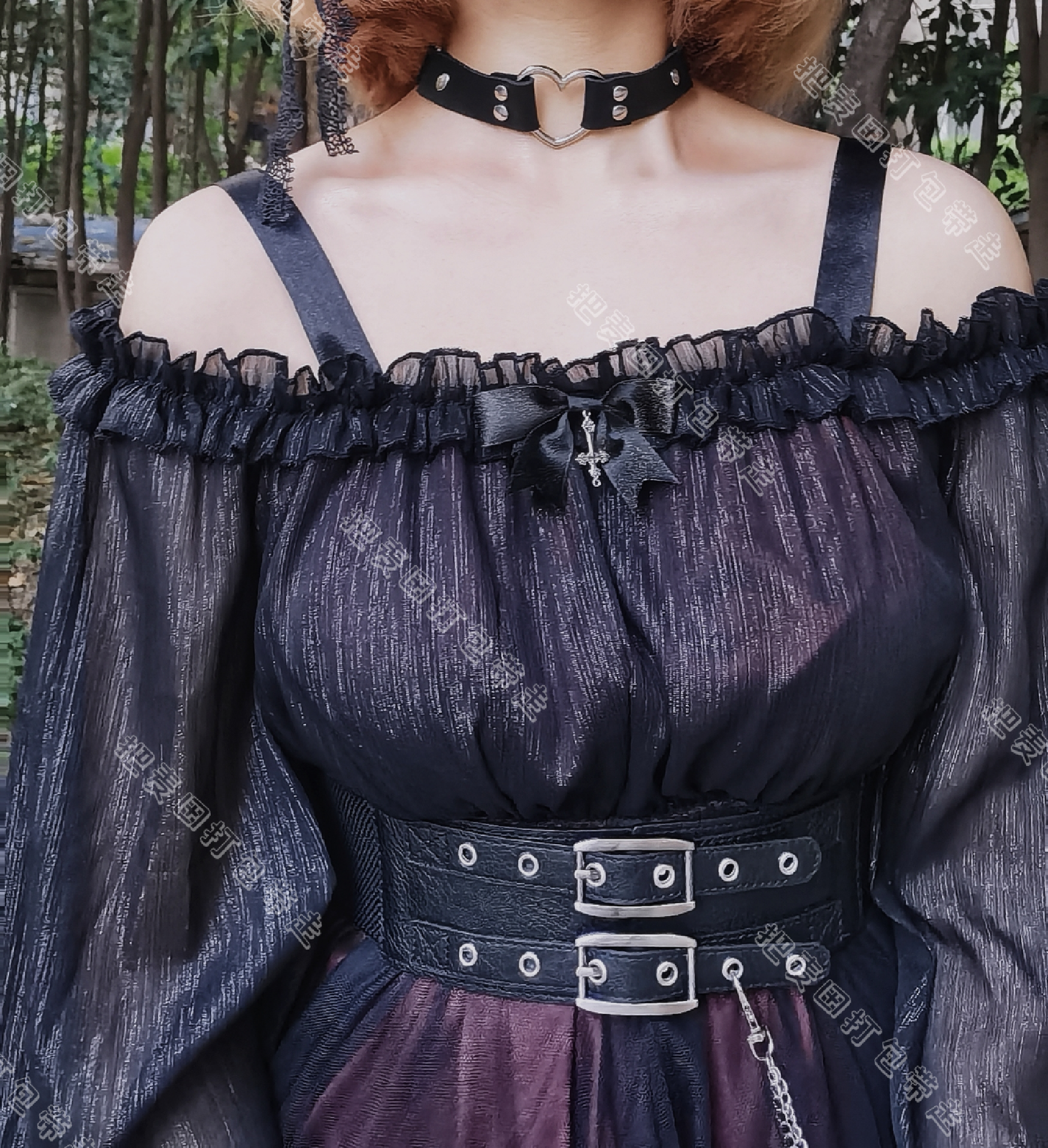 The Girl Assassin - Halloween Gothic Lolita Irregularly Hemline Dress - image 35