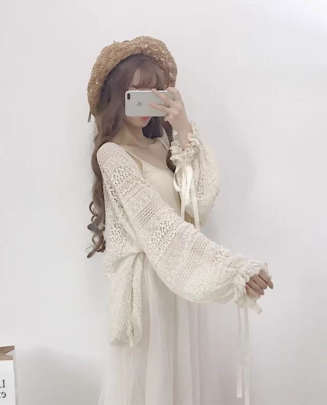 Daily Lolita Light Cardigan Oversized Outerwear - image 4