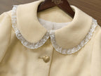 Milk Puff - Winter Fleece-Lined Sweet Lolita Coat, Detachable Collar Collection - image 24