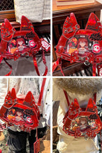 Domineering Cat - Gothic Lolita Crossbody Bag in 9 Colors - image 17
