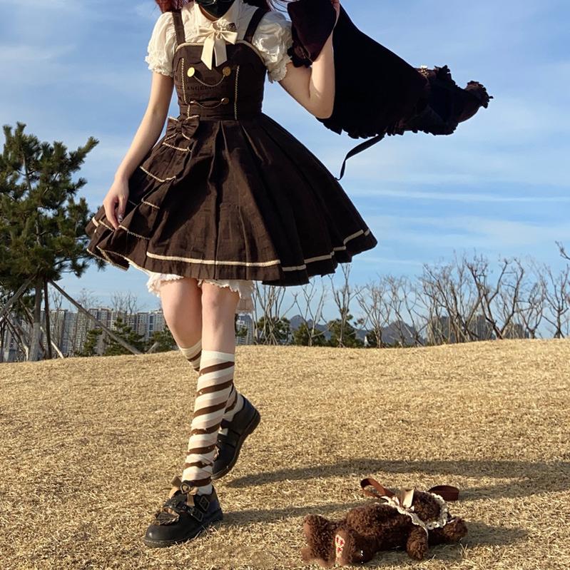 Macaron Lolita Cute Stripe Socks - image 16