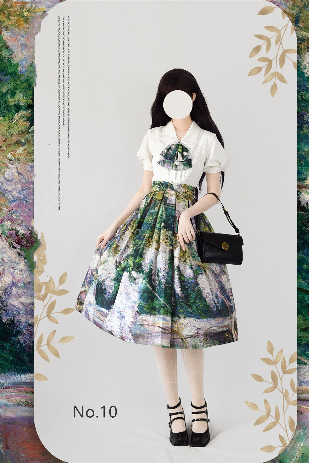 Monet Oil Painting - Retro Classic Lolita SK - image 12