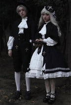 Holy Academy Gothic Prince Lolita Skirt Set - image 7