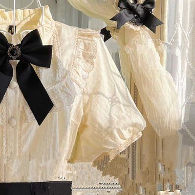Rich Girl Elegant Lolita Blouse and Skirt Set - image 30