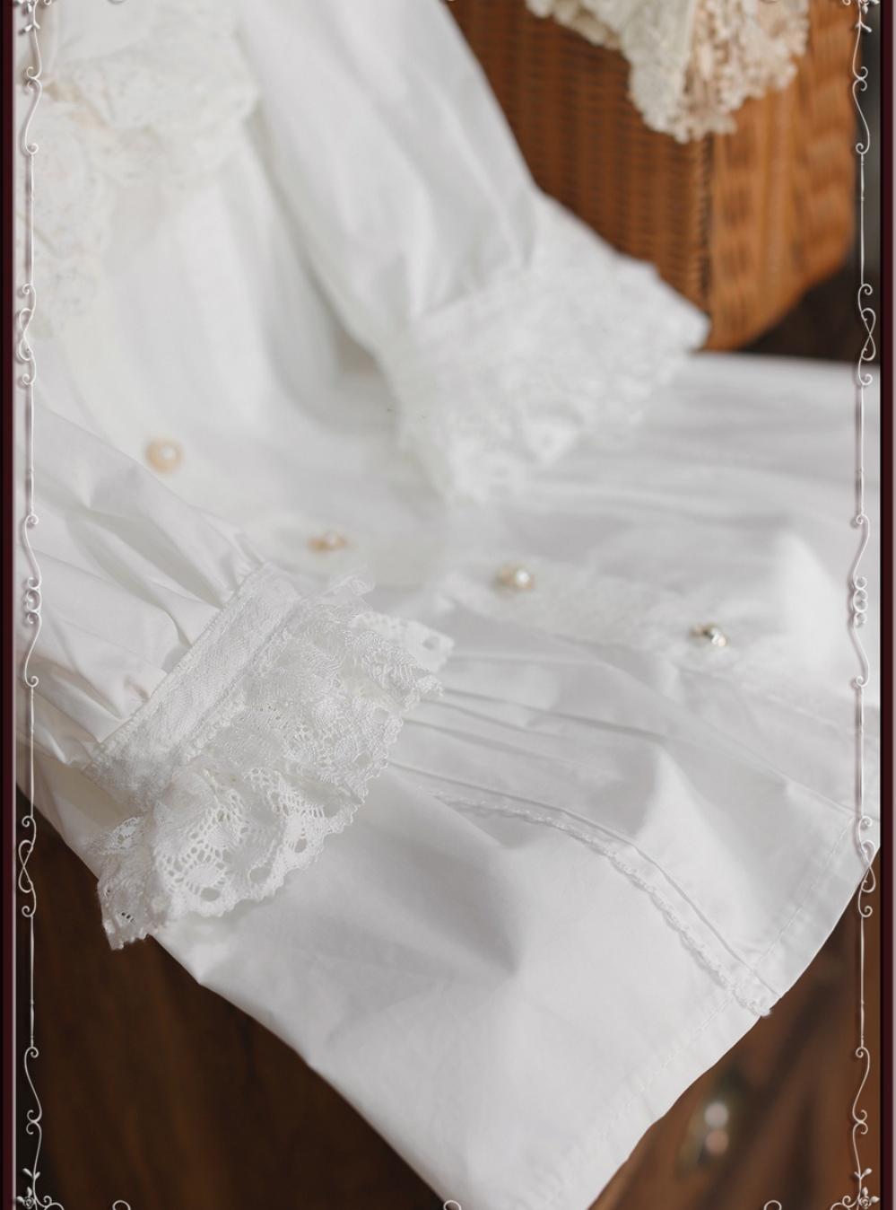 Antique Doll - Kawaii Cotton Lolita Blouse - image 10