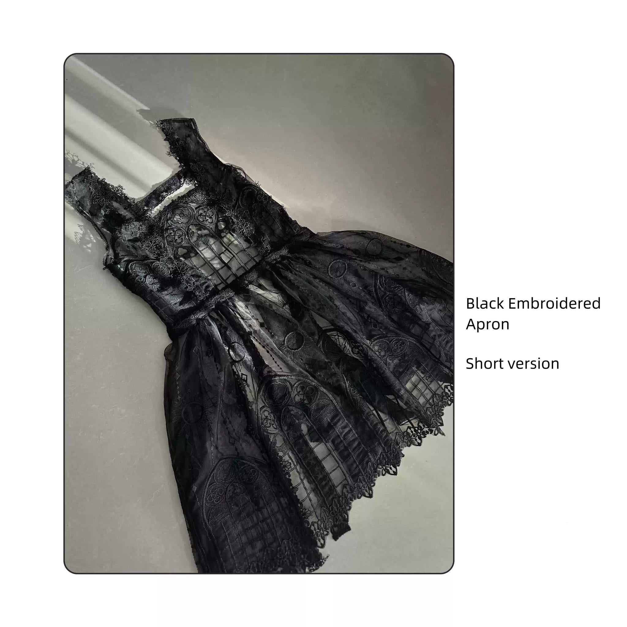 Night Traveler - Classic Gothic Lolita Dress with Stained Glass Window Print - image 62