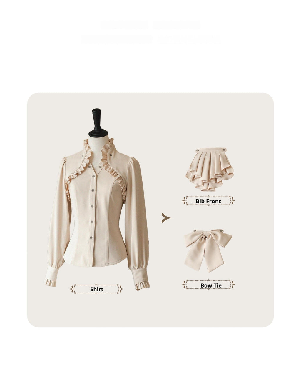 Forest Stationery - Classic Lolita SK Suit with Shirt and Coat - image 28