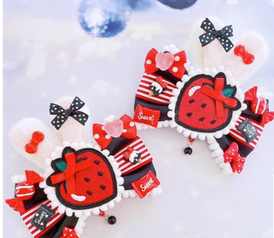 Sweet Lolita Lace Rabbit Ears Cuffs Multicolor - image 8