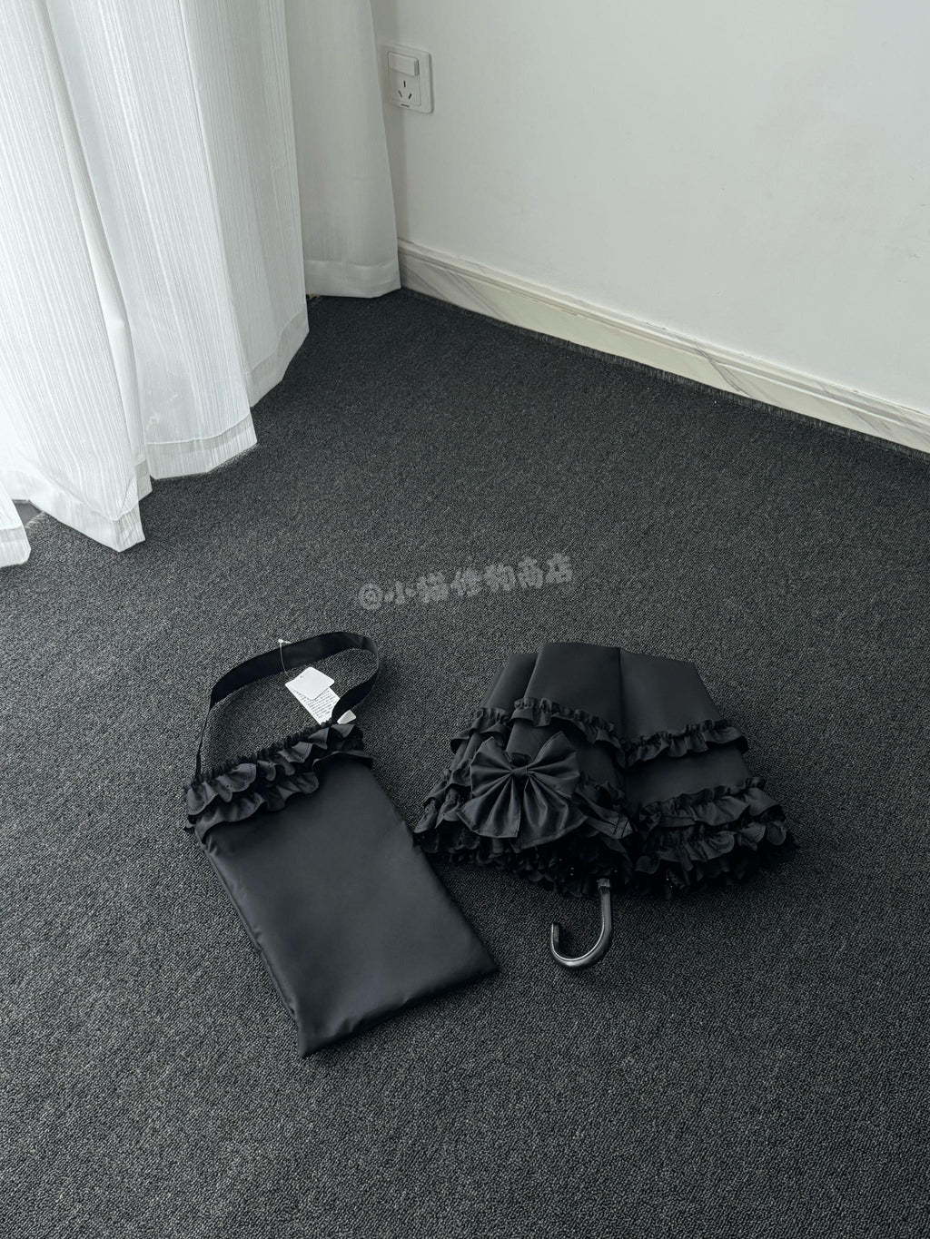 Raven and Lace Classic Lolita Foldable Ruffle Parasol - image 36