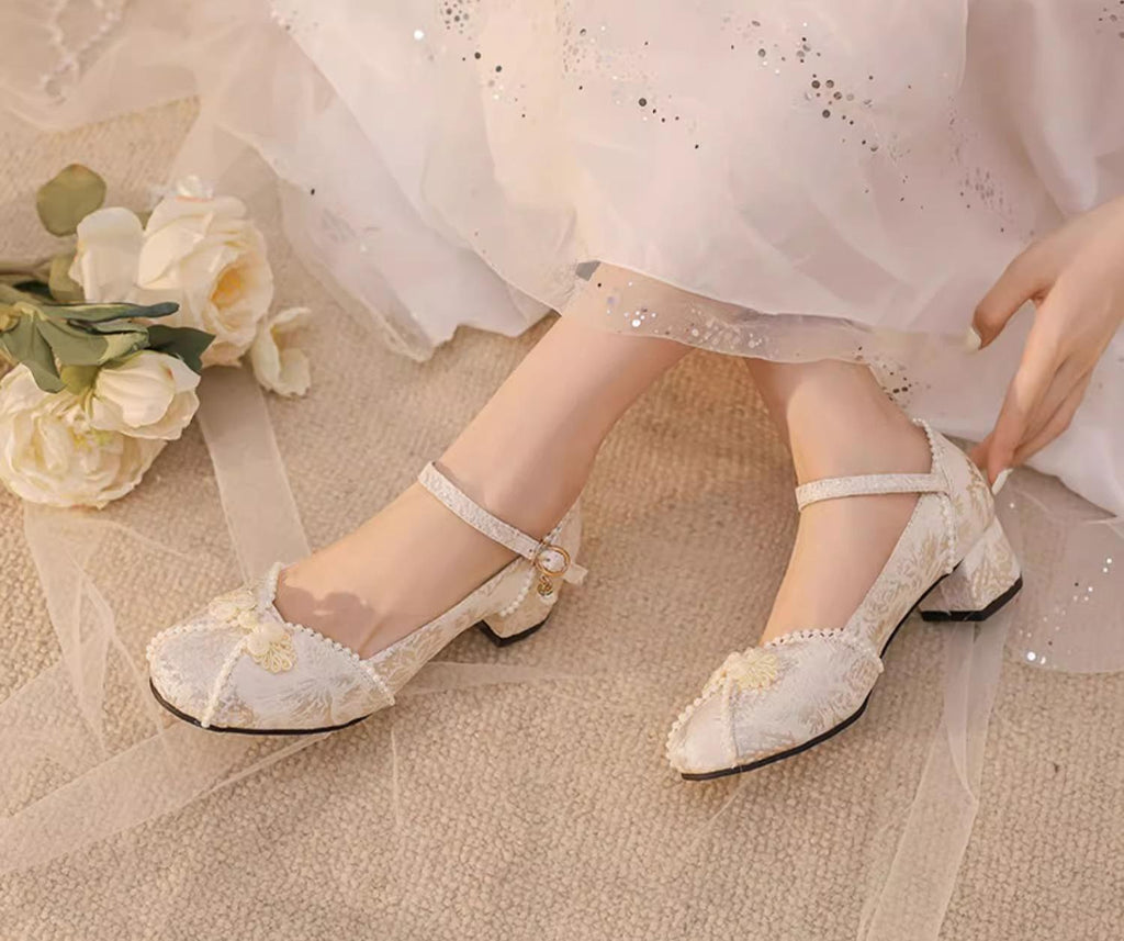Huaiyu Yana Han Lolita Chunky Heel Shoes - image 8