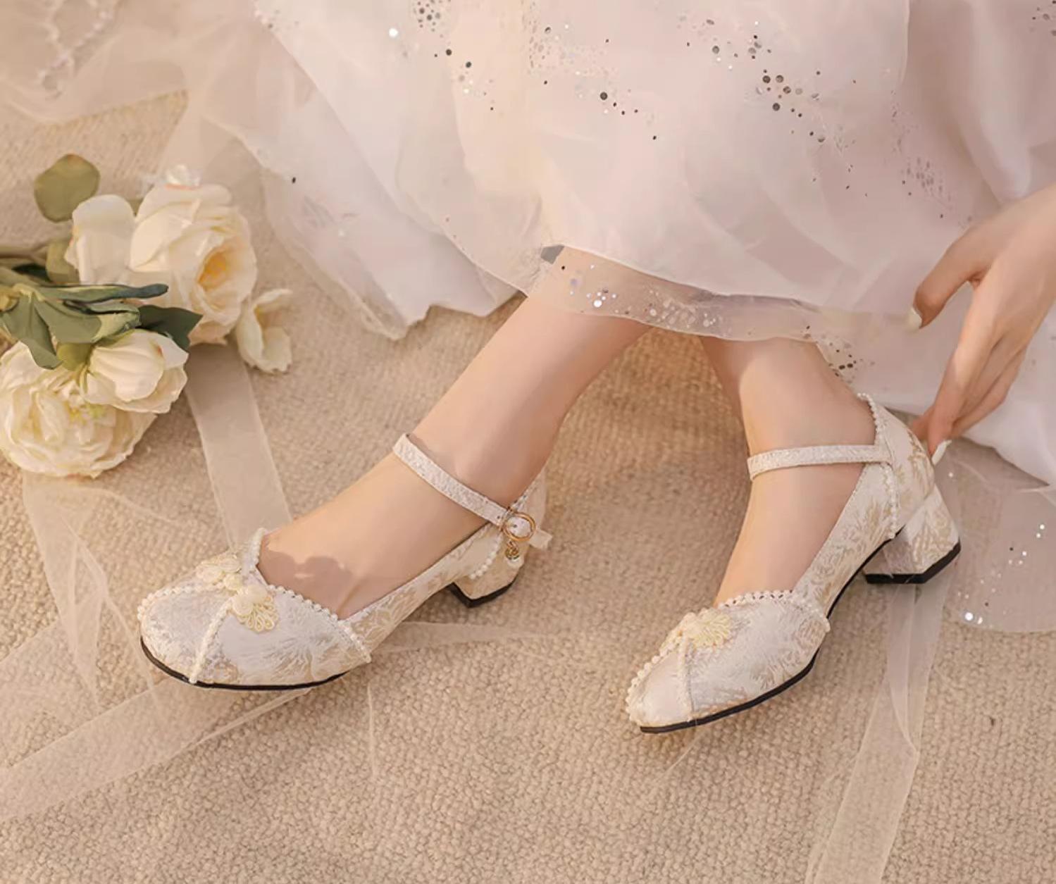 Huaiyu Yana Han Lolita Chunky Heel Shoes - image 8