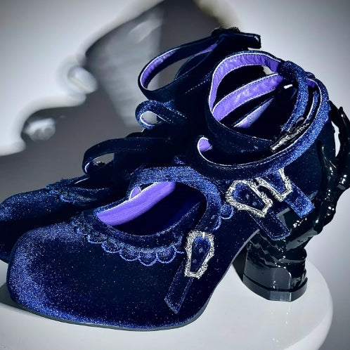 Sacred Bone Diary - Skeletal Hand Gothic Lolita Heels - image 18