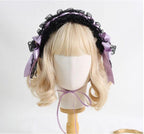 Halloween Gothic Lolita Hairband, Detachable Devil Wings - image 2