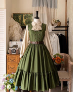 Little Manor - Classical Lolita JSK Dress & Long Sleeve Blouse - image 21