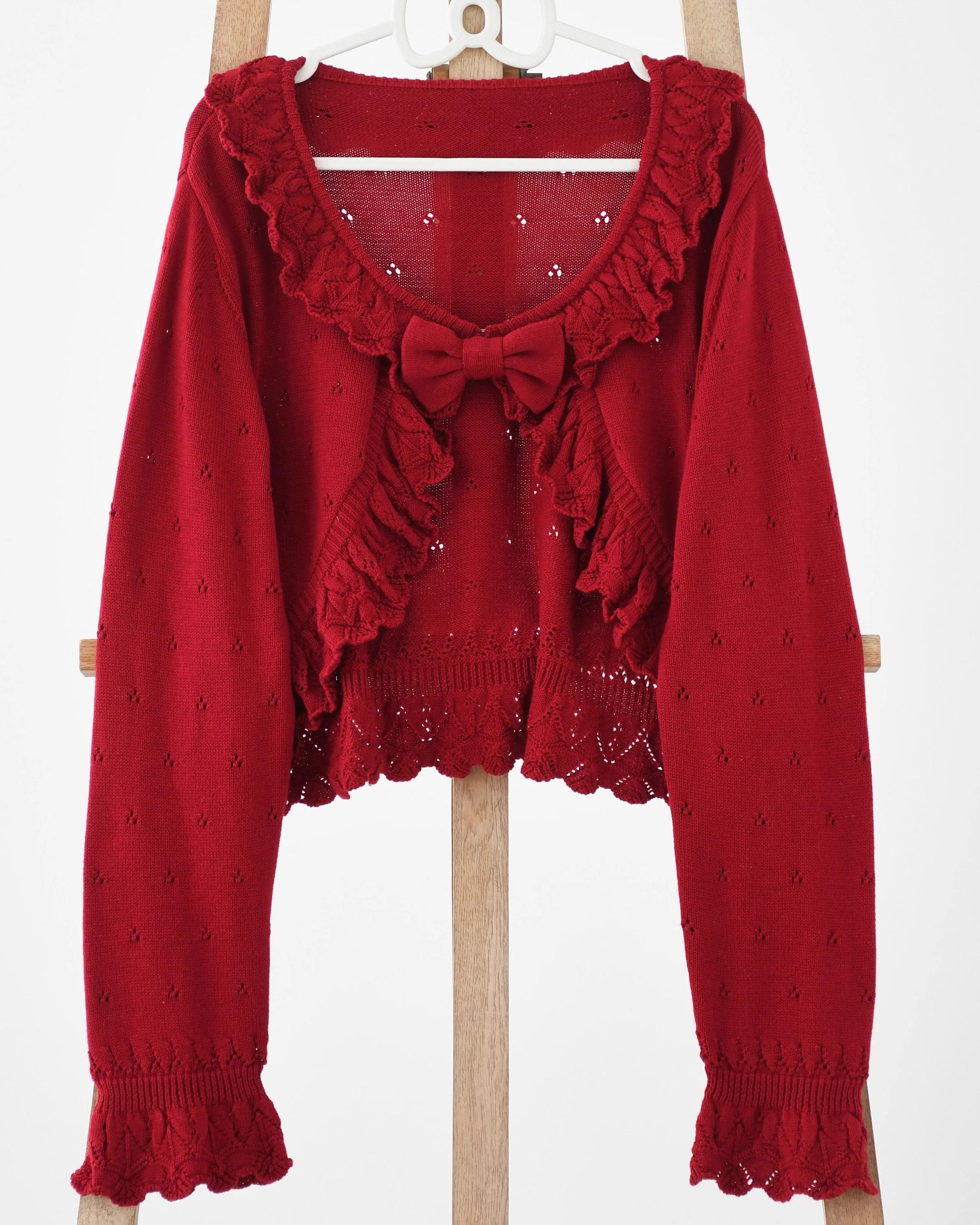 Nainai - Vintage Lolita Knitted Cardigan - image 4