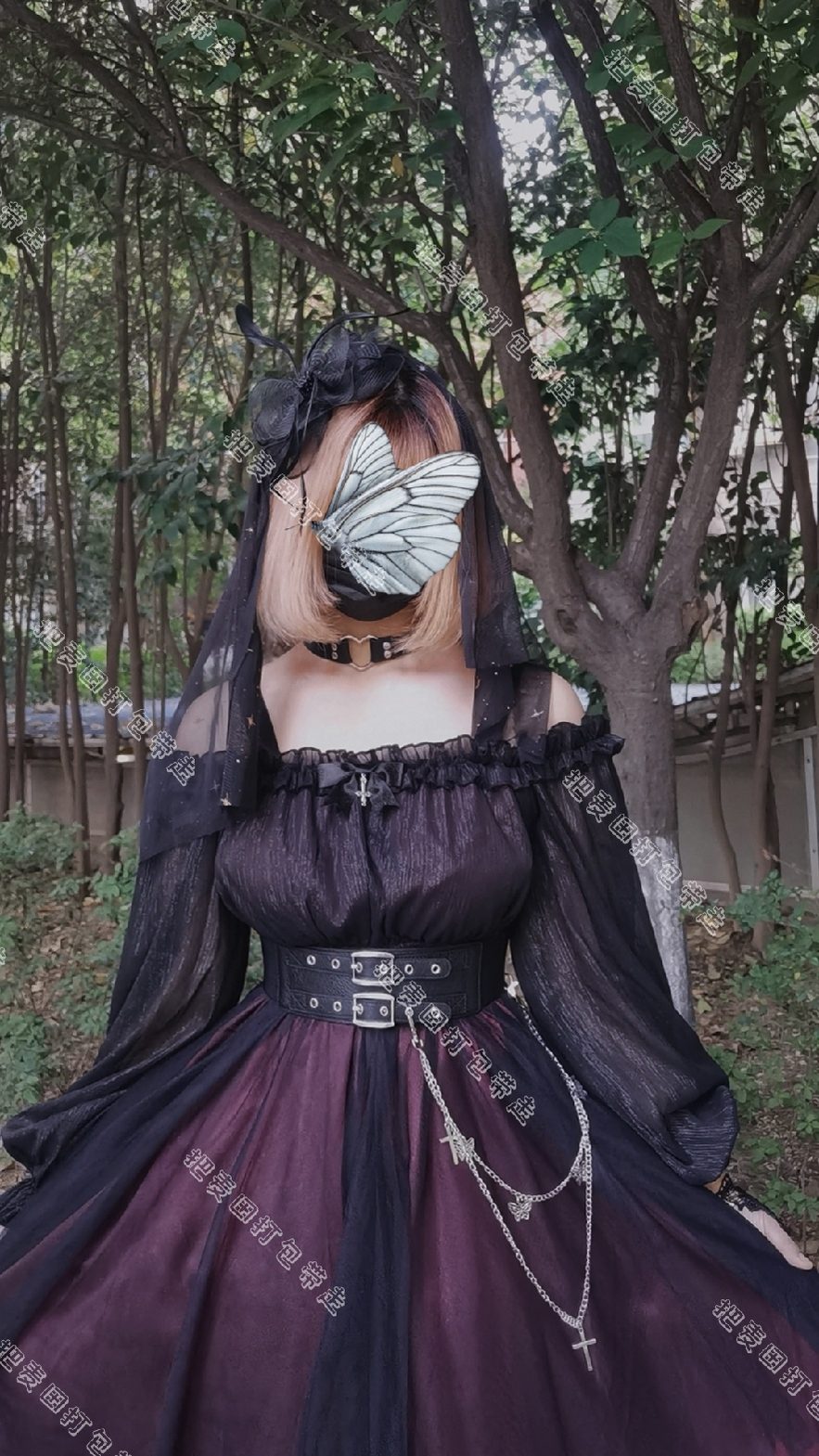 The Girl Assassin - Halloween Gothic Lolita Irregularly Hemline Dress - image 36