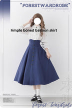 Forest Revelation - Classic Lolita Fishbone Long Skirt, Side Pockets - image 11