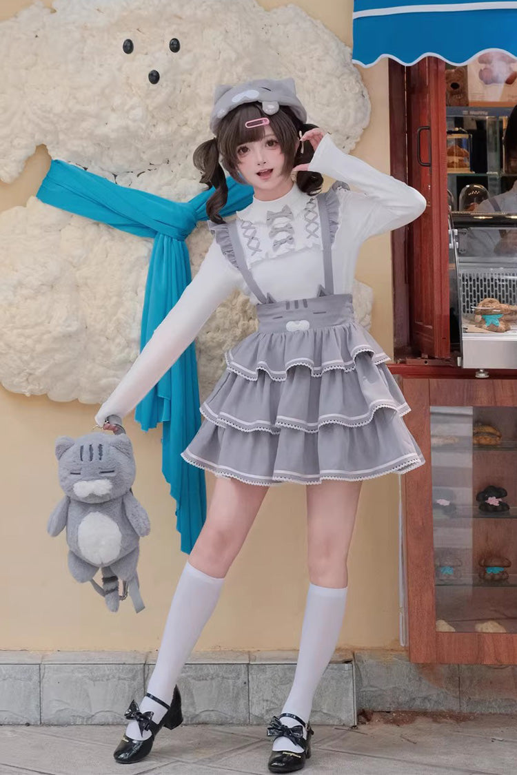 Gloomy Cat Series - Sweet Lolita Strap Dress and Top Collection - image 9