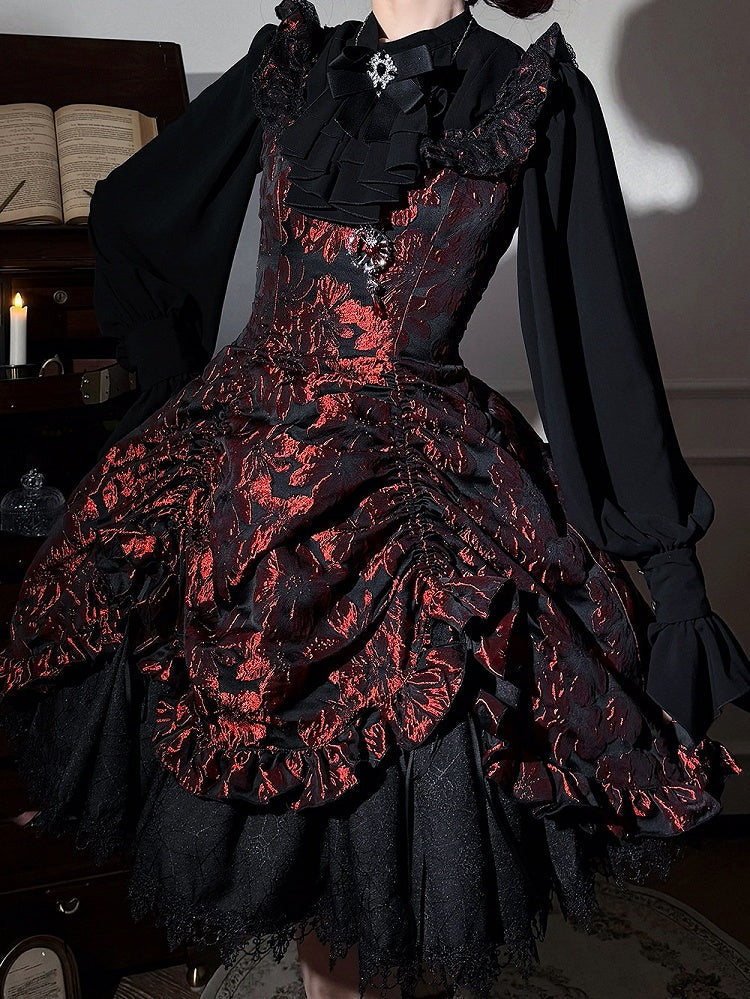Bowknot Jabot Shirt for Gothic Lolita - Miss Point - image 6